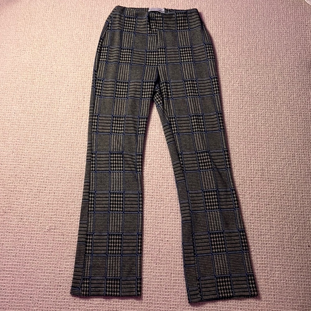 urban outfitters checkered flare pants